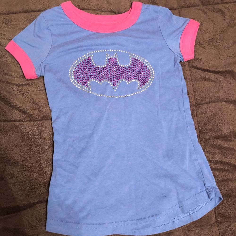 Girls Batman tee, size 6/6x